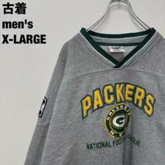 90's 古着 Lee SPORT スウェット グリーンベイパッカーズ 刺繍XL