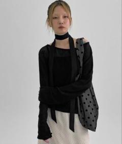 BLACKUP シャニフィサマーリブニットのサムネイル