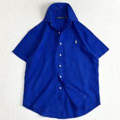 現行タグ 人気 美品 ローレンラルフローレン 麻 リネン シャツ 半袖 黒 M 楽天市場】リネン シャツ 半袖（ブランドラルフローレン