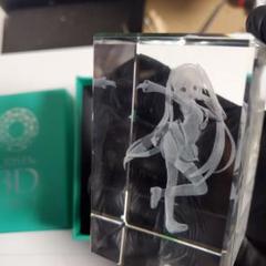 初音ミク 3D クリスタルガラス object m90263829331_1.jpg?1745848971