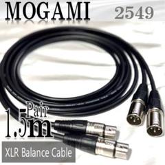 MOGAMI 2549 XLRケーブル 2m 8本セット Amazon | MOGAMI 2549 XLR(メス)→TRS(ステレオフォン) 2本ペア