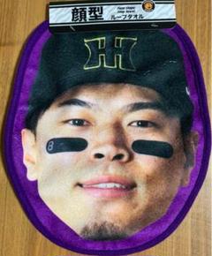 阪神タイガース ガラコロ A賞 ハートクッション 佐藤選手 タオル