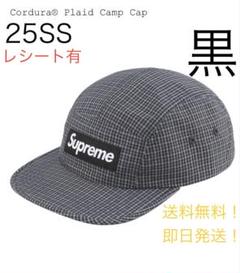 supreme Cordura Plaid Camp Cap Black - メルカリ