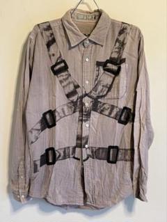 ガーゼシャツ　パンク　ロックファッション　ビンテージ　80’当時もの ガーゼロングTシャツ パンク ロック[品番：ACDW0000372