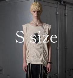 GRANCY シャーリングデザイン ノースリーブTシャツ Sサイズ Sサイズ】GRANCY シャーリングデザイン ノースリーブT - メルカリ