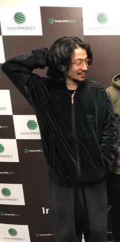 old adidas ベロア トラックジャケット 常田大希 ブラック ATP型