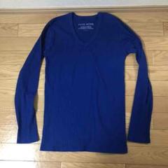 AVAIL mode Vネック ロンT ブルー L