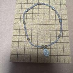 ハンドメイド メダイ付きアンクレット