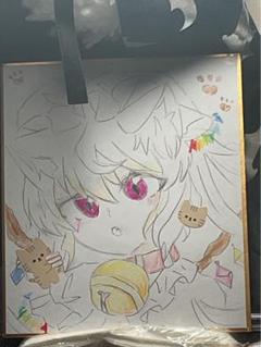 ねこフランドール・スカーレット 手描きイラスト