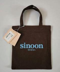 【韓国sinoon シヌーン】Dumpling Bag Sinoon】☆ 韓国人気 ☆ Logo Lace Eco Bag ☆ 3 COLOR (sinoon