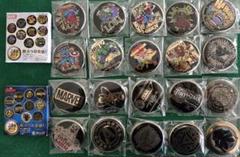 マーベルアベンジャーズ 24金メッキバッジ全１０種類×２セット 新品