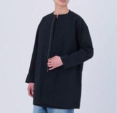 MUJI LABO 撥水ナイロン ノーカラー 黒