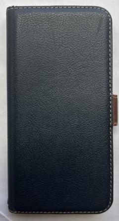 【中古品】iPhone12 iPhone 12 pro ケース 手帳型　ネイビー