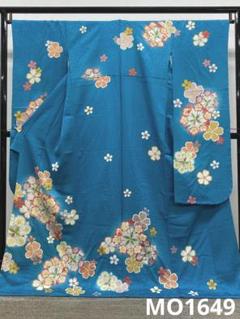 振袖 豪華 型友禅 金駒 金彩 紋意匠 身丈172cm 撥水加工済 躾