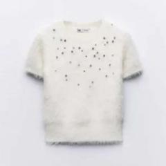 2025年最新】ZARA ビジュー ニットの人気アイテム - メルカリ