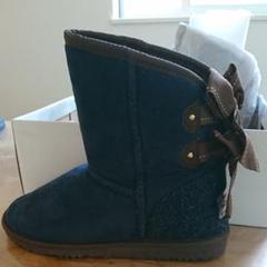 ハリスツイード Harris Tweed ムートンブーツ