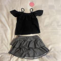 女の子用水着セット 130cm 黒