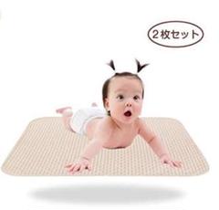 ベビー防水シーツ おねしょシーツ 2枚セット 介護、ペット 50×70cm