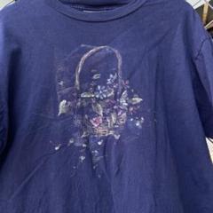 90s アートTシャツ 半袖Tシャツ 花柄 フラワー シングルステッチ 古着