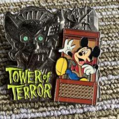 ディズニー ピンバッジ タワーオブテラー ピンバッチ  ダッフィー ディズニー ピンバッジ☽・:*タワーオブテラー ピンバッチ