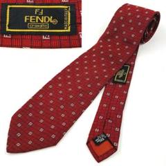 フェンディ ネクタイ ズッカ FFロゴ ジャガード ハイブランド高級 イタリア製 ☆FENDI フェンディ☆ネクタイ シルク イタリア製 FF ズッカ
