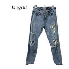 Ungrid アングリッド　ダメージデニム　ストレートパンツ