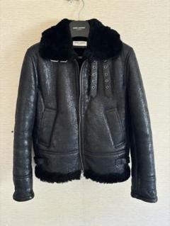 SAINT LAURENT ムートンレザージャケット　630132 YCCR2 4j27223ch0789ra89-2.jpg