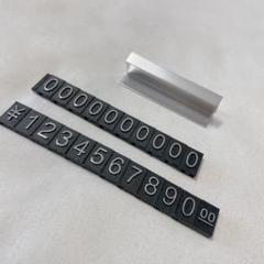 プライスカード プライス台 プレート 値札 キューブ 価格表示 シルバー