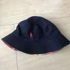 中古　Polo Ralph Lauren キッズ用　バケットハット ネイビー
