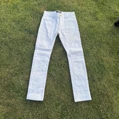 HALHAM ホワイト スリムフィットパンツ M
