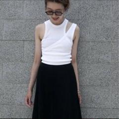 HYKE 春夏　スウェット　タンクトップ　ハイク CROPPED TANK TOP-クロップドタンクトップ-HYKE（ハイク）通販