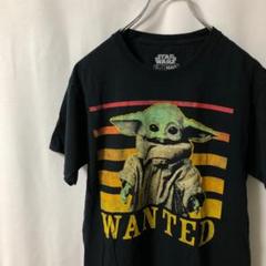 N-3981 STAR WARS アメリカ古着 ベビーヨーダ Tシャツ 半袖 M