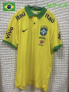 美品❣️】Nike 2022 ブラジル代表 NSW ポロシャツ Mサイズ Y2K