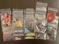 ♥︎ビーズバラエティセット♥︎ 糸通しビーズアクセサリーキット　ハンドメイド材料