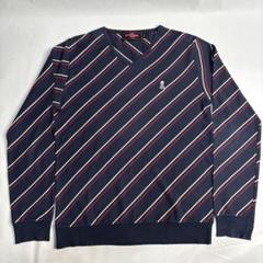 【期間限定！最安値挑戦】 THEE HYSTERIC ジィヒステリックボーダーVネックニット XXX トップス