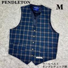 ペンドルトンヴィンテージウールベスト　リーバイスbig501xxチェック柄　赤 PENDLETON - ペンドルトンヴィンテージウールベスト アメリカ製