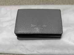kate spade グレー 三つ折り財布 - メルカリ