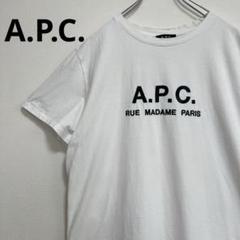 a46【A.P.C.】 ロゴ Tシャツ 刺繍FREAK'S STOR 別注