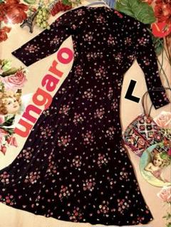 emmanuel ungaroヴィンテージエマニュエル・ウンガロドレス Emanuel Ungaro ブラックビーズロングドレス | 【ドレスティーク