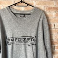 Flip The SCRIPT グレー オーバーサイズ Tシャツのサムネイル