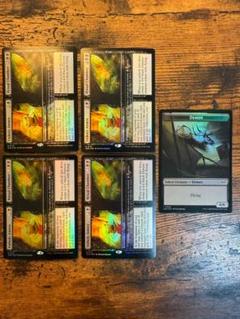 不浄な別室　祭儀室　レア　FOIL 美品　4枚セット Foil】(118)□プレリリース□《不浄な別室+祭儀室/Unholy Annex+