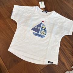 klädkåp 船　くま　刺繍 Tシャツ