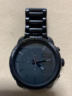 DIESEL 腕時計　DZ4207 新品電池　クロノグラフ　ブラック　美品 DIESEL ポイント最大6倍 ディーゼル 腕時計 DZ4207 メンズ 黒