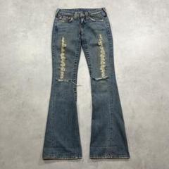 トゥルーレリジョン JOEY フレアパンツ デニムパンツ W25 USA製