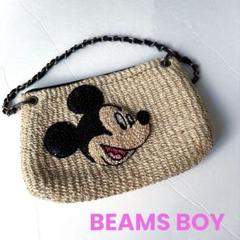 BEAMSBOY 40周年　ミッキーマウス　ショルダーバッグ　カゴ 楽天市場】BEAMS BOY / 40th別注 Disney ラウンドバッグ
