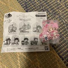 未使用 セーラームーン コラボ マイメロディ ちびうさ ミラー付きトレイ 雑貨 スーパーセーラーちびムーン＆ルナ＆マイメロディ ミラー