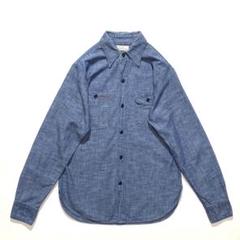 ウエアハウス ダックディガー マチ付き シャンブレーシャツ 白ボタン 38 m90396319071_1.jpg?1729329046