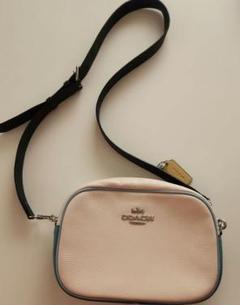 COACH ショルダーバッグ 白　ブルー