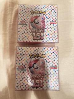 ポケモンカード 151 シュリンク付き未開封2BOX ポケモンカード151 未開封シュリンク付き2BOX - メルカリ