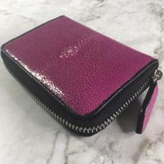 スティングレイ スティングレー 小銭入れ 財布 紫 パープル エイ革 新品 ⑨